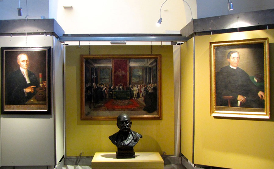 Una sala del museo delle mirabilia